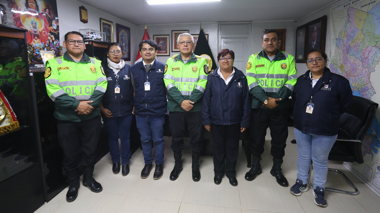 ODPE Puno coordina con Marina de Guerra del Perú y Policía Nacional del Perú seguridad para Elecciones 2026